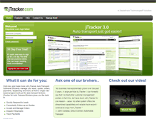 Tablet Screenshot of jtracker.com